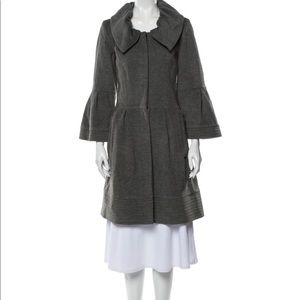 Diane von Furstenberg grey wool coat